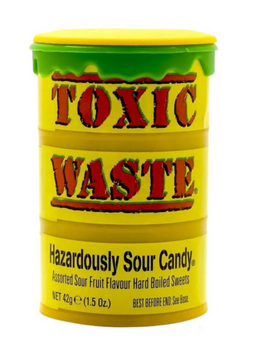 Цукерки Toxic жовті 02927 фото