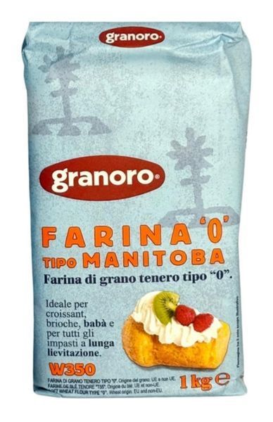 Борошно манітоба Granoro Farina "0" Manitoba з м'яких сортів пшениці 1 кг 10548 фото