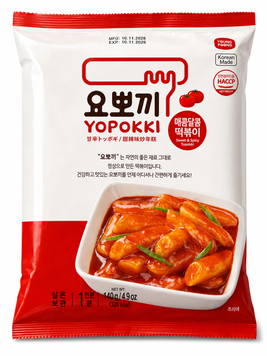 Токпоккі Yopokki Sweet & Spicy Topokki гостро-солодкі 140 грам 015388 фото