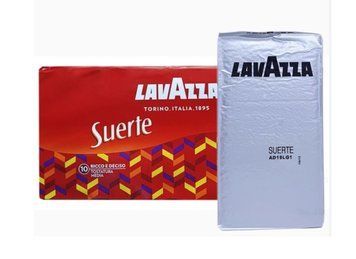 Молотое кофе  Lavazza Suerte срібна упаковка  250 грамм 00580 фото
