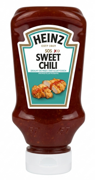 Соус солодко-гострий Heinz Sweet Chili Sauce з додаванням паприки та перцю чилі 260 грам 007933 фото
