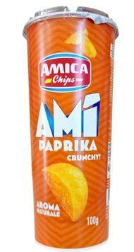 Чипсы картофельные Amica Chips Am&igrave; Paprika Crunchy со вкусом паприки 100 грамм 12872 фото