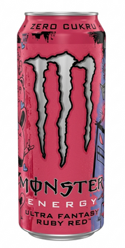 Энергетический напиток Monster Energy Ultra Fantasy Ruby Red Zero Sugar без сахара красный грейпфрут и ягоды 500 мл 017138 фото