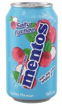 Напиток негазированный Mentos Salty Lychee с кусочками желе и вкусом солёного личи 340 мл 11034 фото