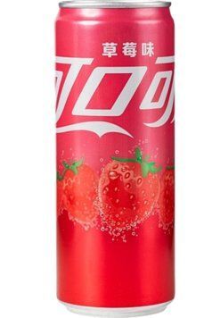 Напиток азиатский Coca-Cola Strawberry со вкусом клубники 330 мл 003541 фото