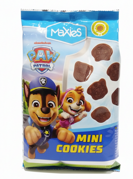 Мини-печенье MaXies Paw Patrol Щенячий Патруль злаковое с какао 100 грамм 029652 фото