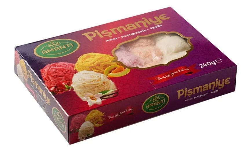 Пішманіє Pismaniye Amanti асорті диня, ваніль, гранат 240 грам 01643 фото