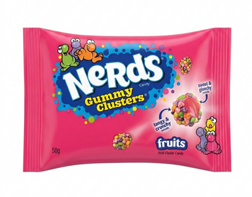 Желейные конфеты Nerds Gummy Clusters с хрустящей фруктовой оболочкой 45 грамм 025102 фото