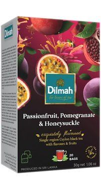 Чай Dilmah маракуйя и гранат 20 пакетиков 02878 фото