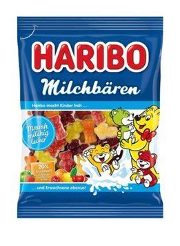 Желейные конфеты Haribo Milchb&auml;ren мишки сливочно-фруктовые 160 грамм 583 фото