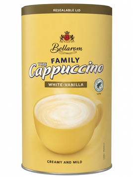 Капучино Bellarom Family Cappuccino White-Vanilla со вкусом ванильных сливок 500 грамм 00684 фото