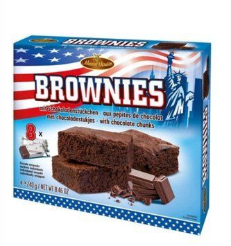 Брауні Meister Moulin Brownies American style зі шматочками шоколаду 240 грам 013981 фото