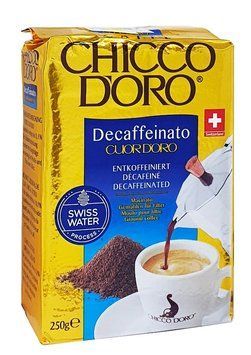 Молотый кофе без кофеина Chiccо Doro 250 грамм 01908 фото