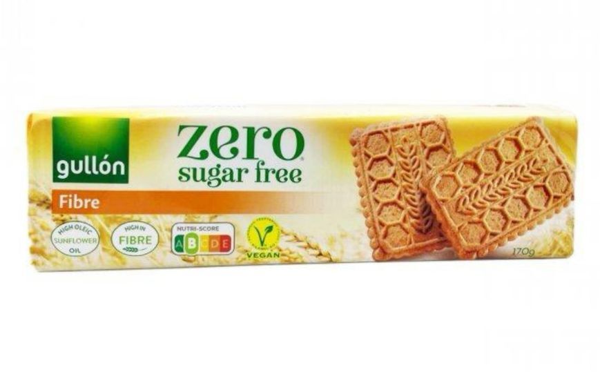 Печенье Gullon Fibre Zero Sugar Free без сахара 170 грамм 00762 фото