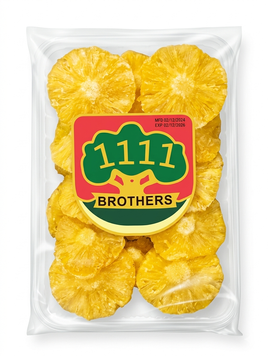 Ананас сушеный 1111 Brothers без сахара 500 грамм 002472 фото