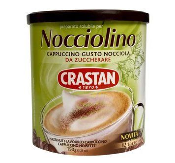 Капучино Crastan Nociolino без сахара со вкусом ореха 150 грамм 00488 фото