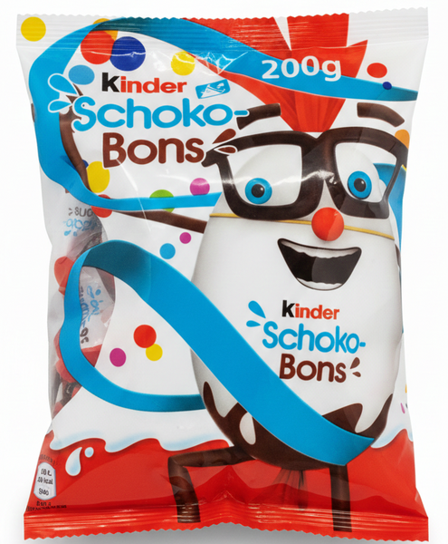 Конфеты Kinder Schoko-bons из молочного шоколада с молочно-ореховой начинкой 200 грамм 2752 фото
