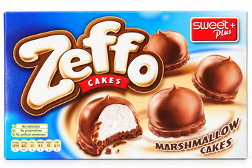 Шоколадні тістечка Sweet Plus Zeffo Cakes Marshmallow Cakes 150 грам 016845 фото