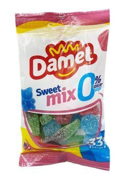 Желейные конфеты Damel сладкий микс без сахара 90 грамм 518 фото