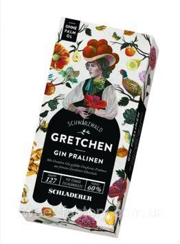 Конфеты шоколадные Schladerer Gretchen Gin Pralinen с жидкой начинкой и джином 127 грамм 2374 фото