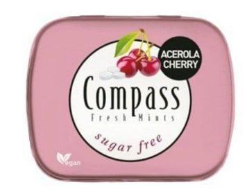 Леденцы Compass вишня 14 грамм 01489 фото