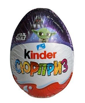Шоколадное яйцо-сюрприз Kinder Surprise Star Wars серия Звездные Войны 20 грамм 026371 фото
