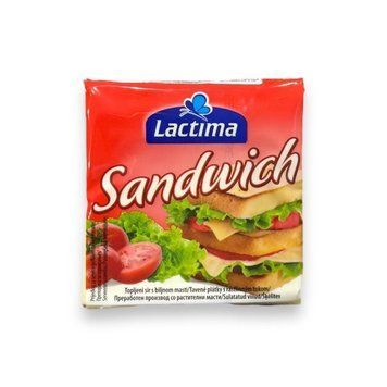 Сыр плавленый тостовый Lactima Sandwich 100 грамм 01959 фото