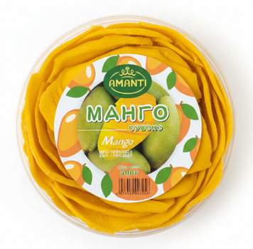 Манго сушеное Amanti без добавления сахара 500 грамм 005192 фото