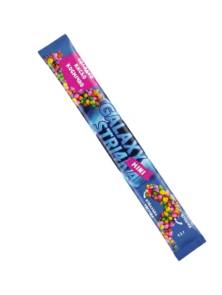 Желейная лента с хрустящей цветной посыпкой Galaxy Jelly Marmizyaka 9,5 грамм 110471 фото