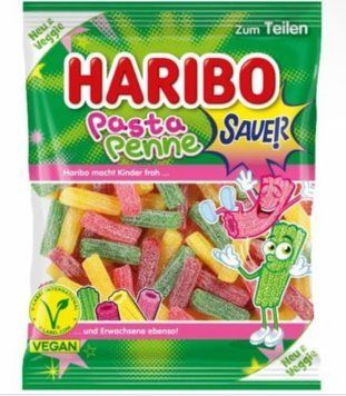 Желейные конфеты Haribo Pasta Penne кислые 160 грамм 20480 фото