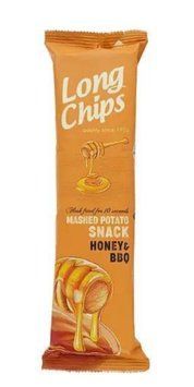 Чипсы Long Chips Honey & BBQ со вкусом ароматного барбекю и меда 75 грамм 700 фото