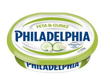 Сир філадельфія Philadelphia Feta & Gurke з фетою та огірком 175 грам 11417 фото