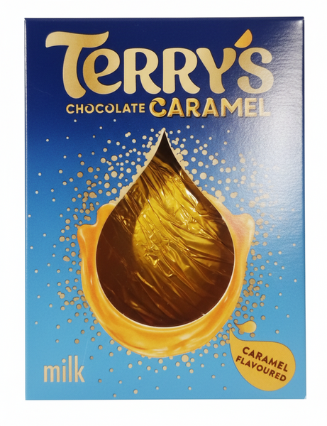 Шоколад в форме апельсина Terry's Chocolate Orange Caramel молочный со вкусом карамели 145 грамм 001079 фото