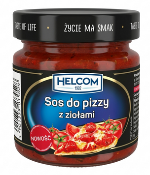 Соус томатный для пиццы с травами Helcom 190 грамм 00728 фото