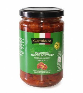 Вяленые томаты GustoBello в подсолнечном масле полосками 280 грамм 019091 фото