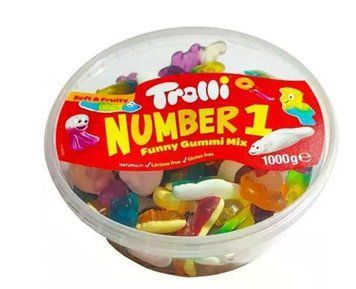 Желейные конфеты Trolli 1 кг коробка 01096 фото