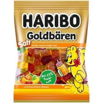 Желейные конфеты Haribo Goldb&auml;ren мишки с фруктово-ягодным соком 160 грамм 376 фото