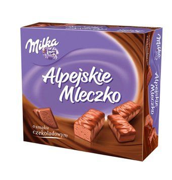 Конфеты Milka Alpejskie Mleczko Choco птичье молоко шоколадное 330 грамм 1775 фото