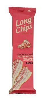 Чипсы Long Chips Crispy Bacon со вкусом хрустящего бекона 75 грамм 3031 фото