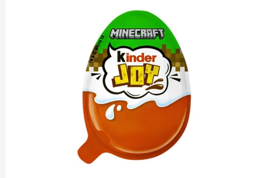 Набір яєць Kinder Joy  Minecraft (3 шт в упаковці) 013092 фото