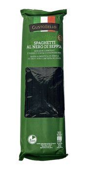 Спагетти GustoBello Nero di Seppia с чернилами кальмара 500 грамм 02028 фото