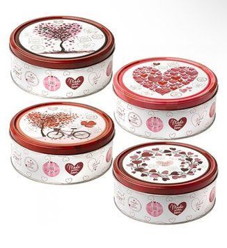 Сливочное датское печенье Jacobsens Hearts сердечка в ассортименте 150 грамм 112901 фото