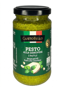 Соус песто по-генуэзски GustoBello Pesto alla Genovese с базиликом 190 грамм 016500 фото