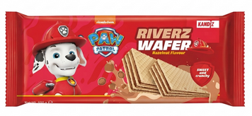 Вафлі Kandiz Riverz Wafer Hazelnut Paw Patrol Щенячий патруль 100 грам 014422 фото