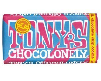 Шоколад молочный Tony's Chocolonely Milk Chocolate Chip Cookie с печеньем и шоколадными чипсами (32% какао) 180 грамм 02784 фото