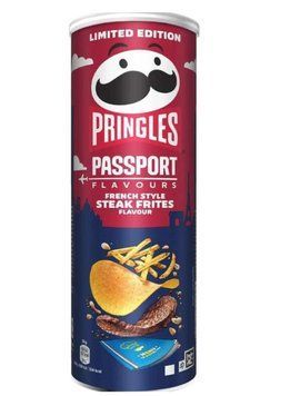 Чипсы Pringles Passport French style Steak Frites со вкусом стейка с картофелем фри 165 грамм 544 фото