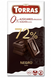 Черный шоколад 72% какао Torras без сахара 75 грам 01334 фото 1