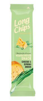 Чипсы Long Chips Cheese & Spring Onion со вкусом сыра и зеленого лука 75 грамм 701 фото