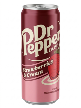Напиток Dr Pepper Strawberries & Cream 330 мл 00590 фото