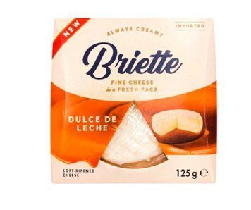Сыр Briette Dulce de Leche с белой плесенью и карамелью 125 грамм  30010 фото
